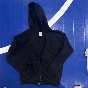 Kids Black Hoodie Jacket